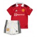 Baby Fußballbekleidung Manchester United Donny van de Beek #34 Heimtrikot 2022-23 Kurzarm (+ kurze hosen)